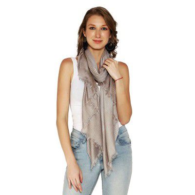 SWI WITH LABEL Women's Woven Viscose Shawl