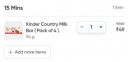 Swiggy Instamart Loot : Kinder Country Milk Bar [Pack Of 4]...
