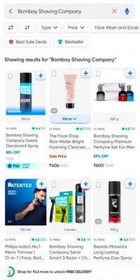 Swiggy Instamart Loot On Bombay Shaving Company Personal Care