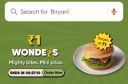 Swiggy Loot : Burger At ₹1...