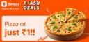 Swiggy Loot : Pizza at Rs.1 Click Banner In Swiggy App...