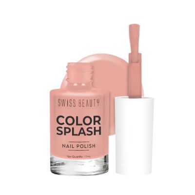 Swiss Beauty Color Splash Nail Polish with Glossy Gel Finish | Non-Chipping, Quick drying, Long-Lasting Nail paint