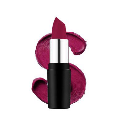 Swiss Beauty Pure Matte Creamy Lipstick | Non-drying, Highly pigmented Lipstick | Shade- Raspberry, 3.8gm|