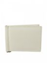 Swiss Design Unisex White Textured Leather Money Clip...