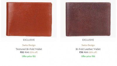 Swiss Design Wallet @ ₹ 54