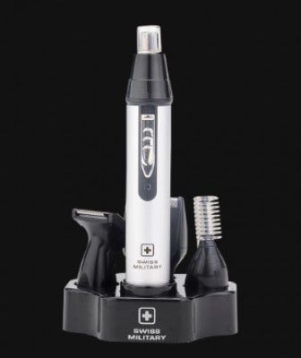 Swiss Military 4-in-1 Grooming Kit (SHV-7, Black)
