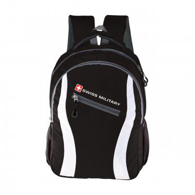 SWISS MILITARY PRIME 16L Black Laptop Backpack