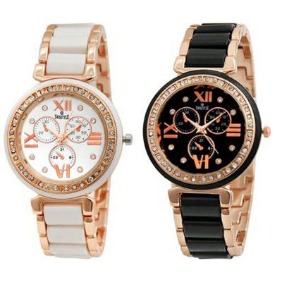 SWISSTYLE Analog White Dial Womens Watch-SS-703W-703B