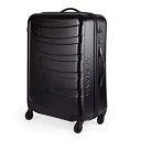 Swiza Justus 65 Cms 4-Wheel Hardsided ABS and Polycarbonate Luggage Trolley Bag (Black)...