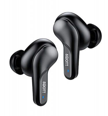 Swott airLIT 004 Truly Wireless Earbuds (Charcoal Black)