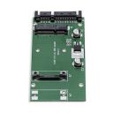 Syba 2.5-Inch SATA to mSATA SSD Adapter, Use as External USB 2.0 Storage Device (SD-ADA40077), Black, Green...