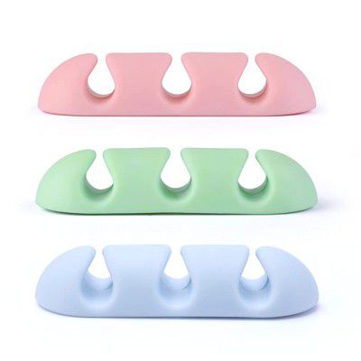 SYGA Cable Tidy Cable OrganiserCord Management System Cable Clip Cable Holder for Your Messy Wires (Multicolor)