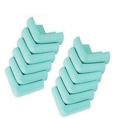 SYGA Pack of 12 Cyan Thick Baby Child Infant Kids Safety Safe Table Desk Corner Edge Cushions Guard Protectos