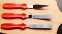 SYGA Professional Offset Spatula Set with Plastic Handle - 3-Piece...