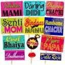 SYGA Set of 12 Funny Wedding Family Party Photo Booth Props Craft Item...