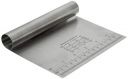 Syga Stainless Steel Cake Smoother with Scale Cutting Knife(Silver)...