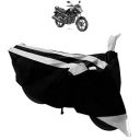 Sykit Two Wheeler Body Protection Cover/Motorcycle Cover for Honda Cb Unicorn 150 (Black Silver)...