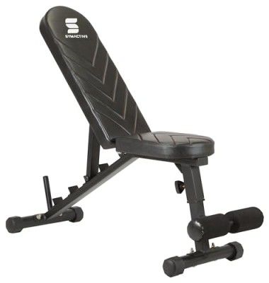 Amazon Brand - Symactive Adjustable Neo 3 in 1 Multipurpose Fitness Bench for adults max user weight 350 kg
