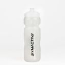 Amazon Brand - Symactive Leakproof Unbreakable Squeezable Sports Sipper Water Bottle with Push/Pull Cap (Color: White, 800 ml)...
