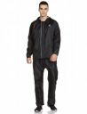 Amazon Brand - Symactive Polyester Raincoat with Jacket, (Black, L)...