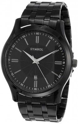 Symbol Analog Men's Watch (Dial Colored Strap)