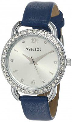 Symbol Analog Women's Watch (Dial Colored Strap)