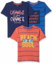 Symbol Boys Boys 100% Cotton Printed Half Sleeves T-Shirt (Pack of 2 and 3)...