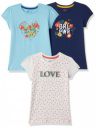 Symbol Girls T-Shirt | Age 2-7 Years (Pack of 2 and 3)...