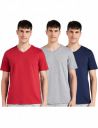 Symbol Men Regular V-Neck T-Shirt, Pack of 3...