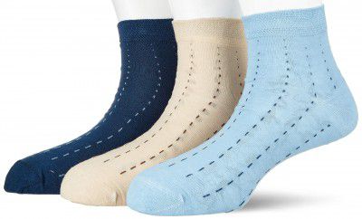 Amazon Brand - Symbol Men's Ankle Socks (Combo Pack of 3)