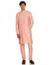 Symbol Men's Polyester Brocade Regular Festive Long Kurta & Pyjama Set (2pcs)...
