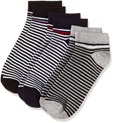 Symbol Mens Striped Ankle Socks (Pack of 3)