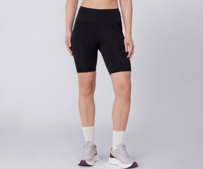 Symbol Premium Women's Snug Fit Super Stretch Tights Shorts |Moisture-Wicking 