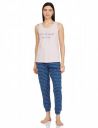 Symbol Women Cotton Regular Fit Sleveless Top and Jogger Night Suit...