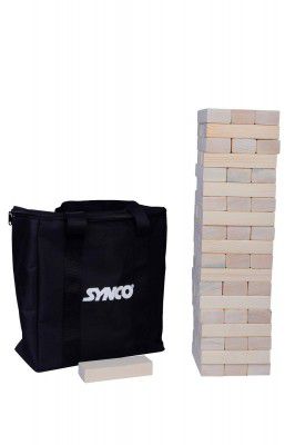 SYNCO Large Wooden Blocks Brick Hi Tower
