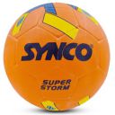 Synco Superstorm OG Football | Rubber Moulded | Training Soccer Ball | Suitable for Hard Ground | for Boy/Girl | Size 5 (Orange)...