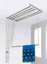 SYNERGY - (6 Pipes x 6 Feet) - Heavy Duty - Stainless Steel Ceiling Clothes Hanger (SY-CL3)...