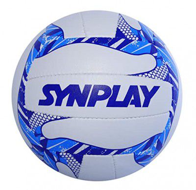 SYNPLAY SS00175 PU Volley Ball, Size 4, (Blue)