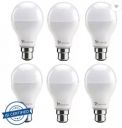 Syska 12 W Standard B22 LED Bulb  (White, Pack of 6)...