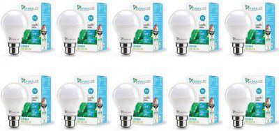 Syska 9 W Round B22 LED Bulb (White, Pack of 10)