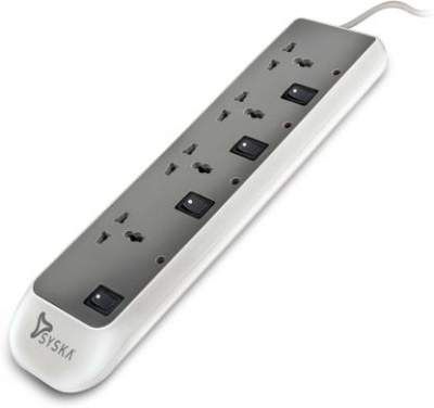 Syska EBS 0402 Individual Switch 4 Socket Extension Boards