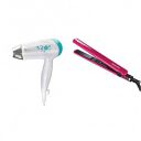 Syska hair styling combo Straightener   and Hair dryer  ...