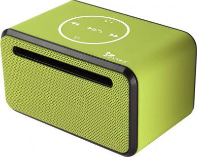 Syska KTS38 Portable Bluetooth Speaker (Green, Mono Channel)