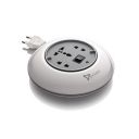 SYSKA PW-0301 Universal Sockets Power Wheel 1500 Watt, 240V and 4m Cord Length Extension Board with Smooth Rotation, Rocker Switch and Overheat Protection - (Grey and White)...