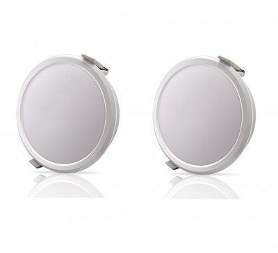 SYSKA Rdl Led Slim Downlight (Cool Day Light, Polycarbonate) (Cool Day, SSK-RDL-R-15W, 2, SSK-RDL-R-15W-6500K)