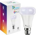 Syska Smart Pumpkin Wi-Fi 9W Bulb 3IN1 CCT (Color 3000K-4000K-6500K) Smart Bulb...