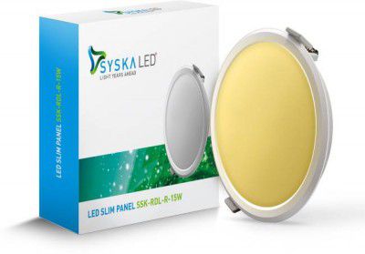 Syska SSK-RDL-R-15W-3000K Flush Mount Ceiling Lamp