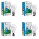 SYSKA SSK-SRL-12W-Base B22 12-Watt Unbreakable,25000 Hr Life Span LED Bulb (Pack of 4, Cool Day Light)...