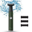 Syska UniBlade UT1100 75mins Corded & Cordless Beard Trimmer, Shaver and Electric Razor for Men, Body Grooming Kit, Durable One Blade, One Tool for Stubble, Underarms (Military Green)...
