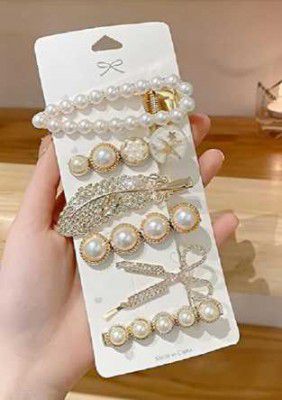 SZN Women Set of 6 Embellished Hair Accessory Set